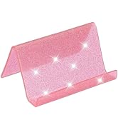 PATIKIL Business Card Holder for Desk, Acrylic Business Card Holders Shine Card Stand Organizer C...