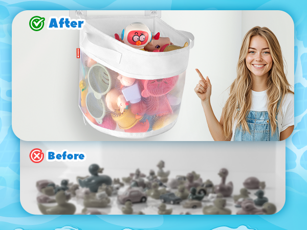 bath toy storage