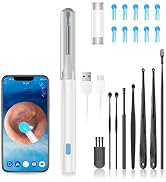 Wax Removal Tool for Ears, Earwax Remover Tools with 1080P Camera & 6LED Light & 8 Pcs Ear Set, E...