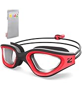 ZIONOR Kids Swim Goggles, G1mini Go Clear Lens Comfortable Kids Goggles for Swimming 3-10