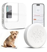 ChunHee WiFi Smart Dog Door Bell for Potty Training to Go Outside–Wireless Doggy Doorbell with Tu...