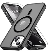 Vansdon for iPhone 13 Case & iPhone 14 Case, Compatible with MagSafe, Magnetic Translucent Matte ...