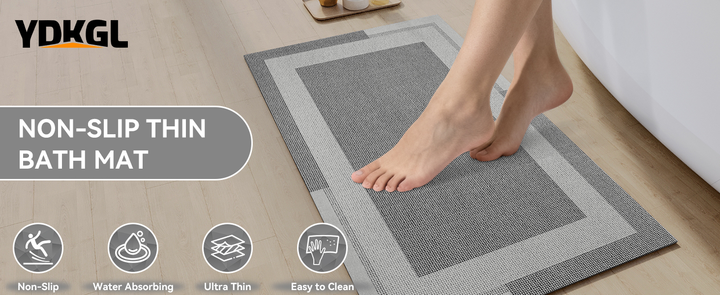 bath mats bath rugs for bathroom non slip ultra thin bathroom mat quick dry absorbent bath mat