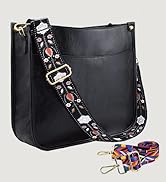 KlaOYer 2 Adjustable Strap Bag,Crossbody Bags Women,Guitar Strap Purse,Vegan Handbags Soft Should...
