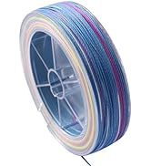 KONMAY 100 Yards 0.23mm Beading Thread for Seed Beads, 44lb. Strength Tested Beading Line, Micro-...
