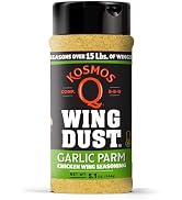 Kosmos Q Garlic Parmesan Wing Dust - Real Garlic & Parmesan Cheese Chicken Wing Seasoning Powder ...