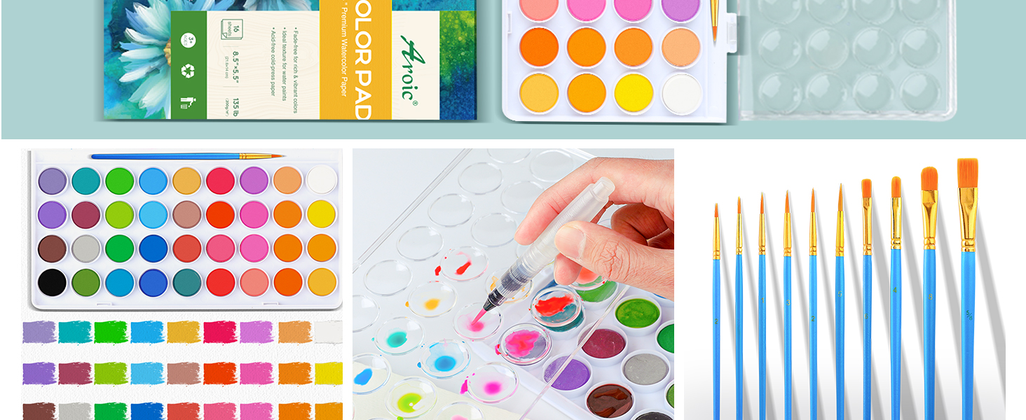 Watercolor Paint Set