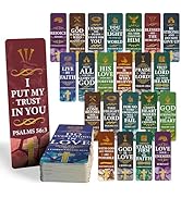 Only Zest 96 Bible Bookmarks with Bible Verses – Multiple Designs – Inspirational Christian Bookm...