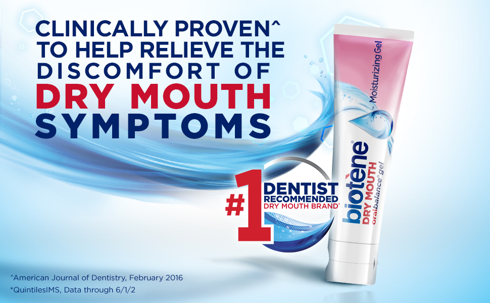 Clinically proven^ to help relieve the discomfort of dry mouth symptoms
