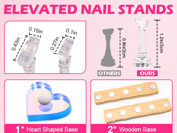 elevated nail stands 2