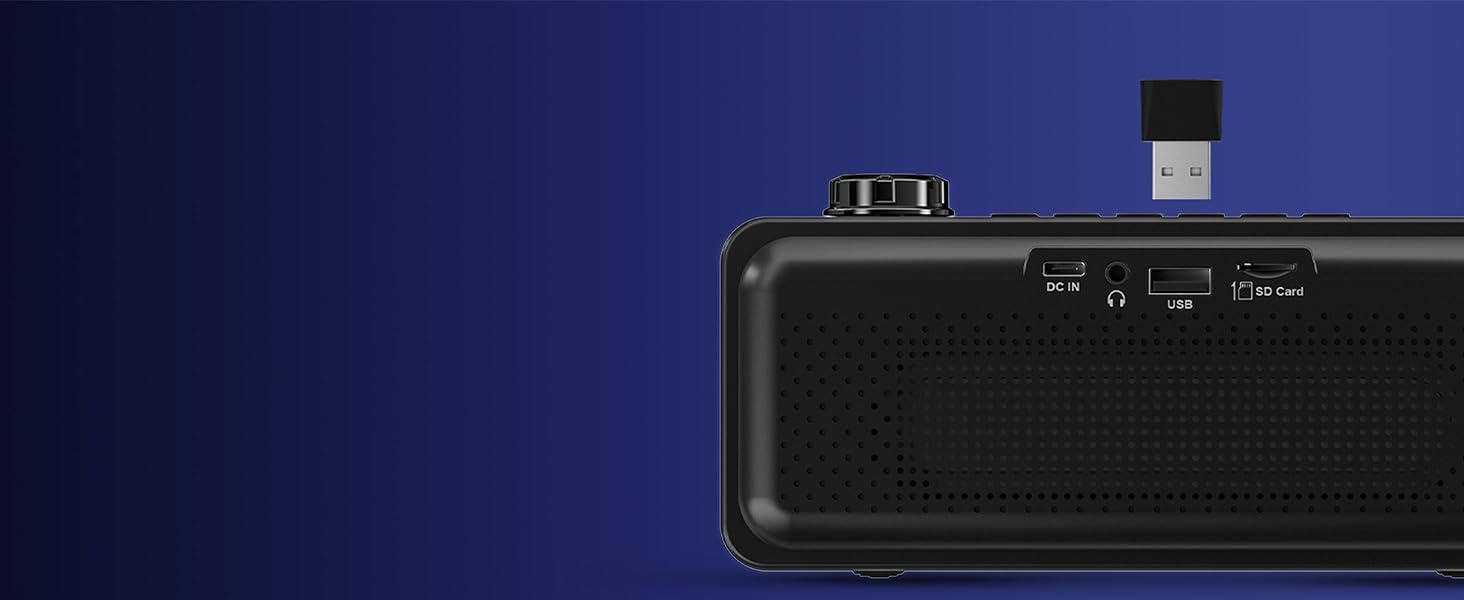 Avantree Boombyte is compatible with USB harddrives.