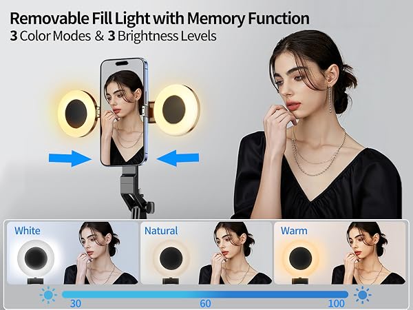 Removable Fill Light with Memory Function