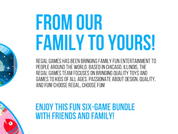 Regal Games, from our family to yours