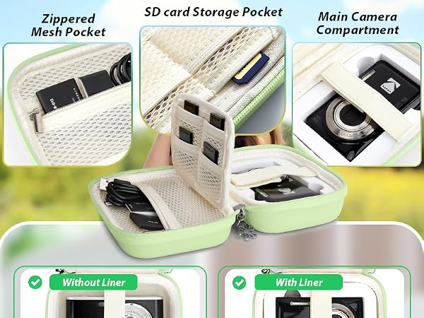 kodak pixpro fz55 case fz45 camkory digital camera cases compact carrying hard shell cute bag canon
