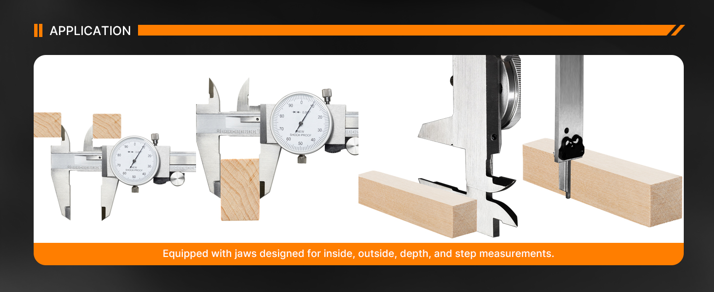 6" dial caliper