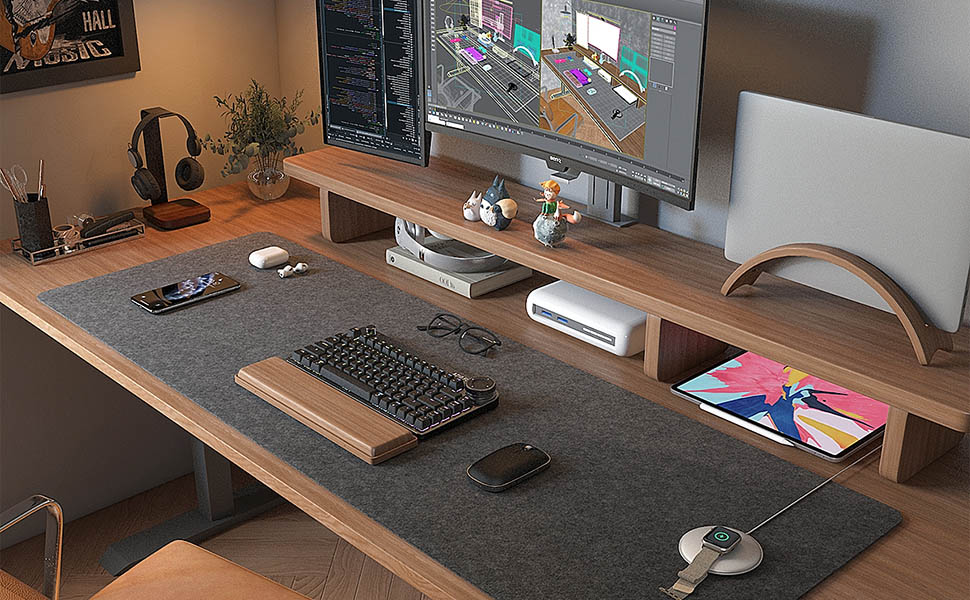 wool desk pad