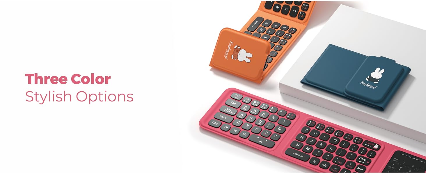 MIPOW MIFFY Triple-Fold Wireless Bluetooth Keybaord