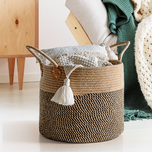 CHICVITA Large Jute Basket