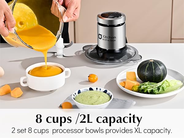 8 cups