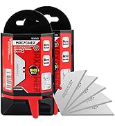 MAXPOWER 200-pieces Utility Knife Blades SK5 Steel