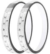 Adhesive Measuring Tape,Steel Self Adhesive Tape Measure,Wide Imperial & Metric Ruler Sticker, St...