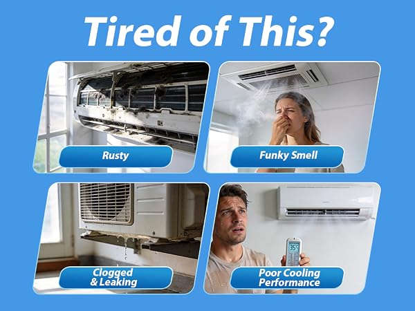 Tired of this? Rusty? Funky Smell? Clogged & Leaking? Poor Cooling Performance?