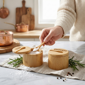 bamboo seasoning box