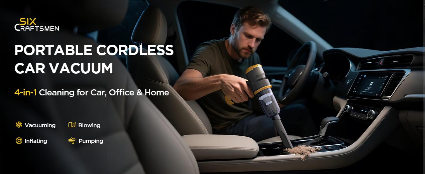 1-car vacuum portable cordless