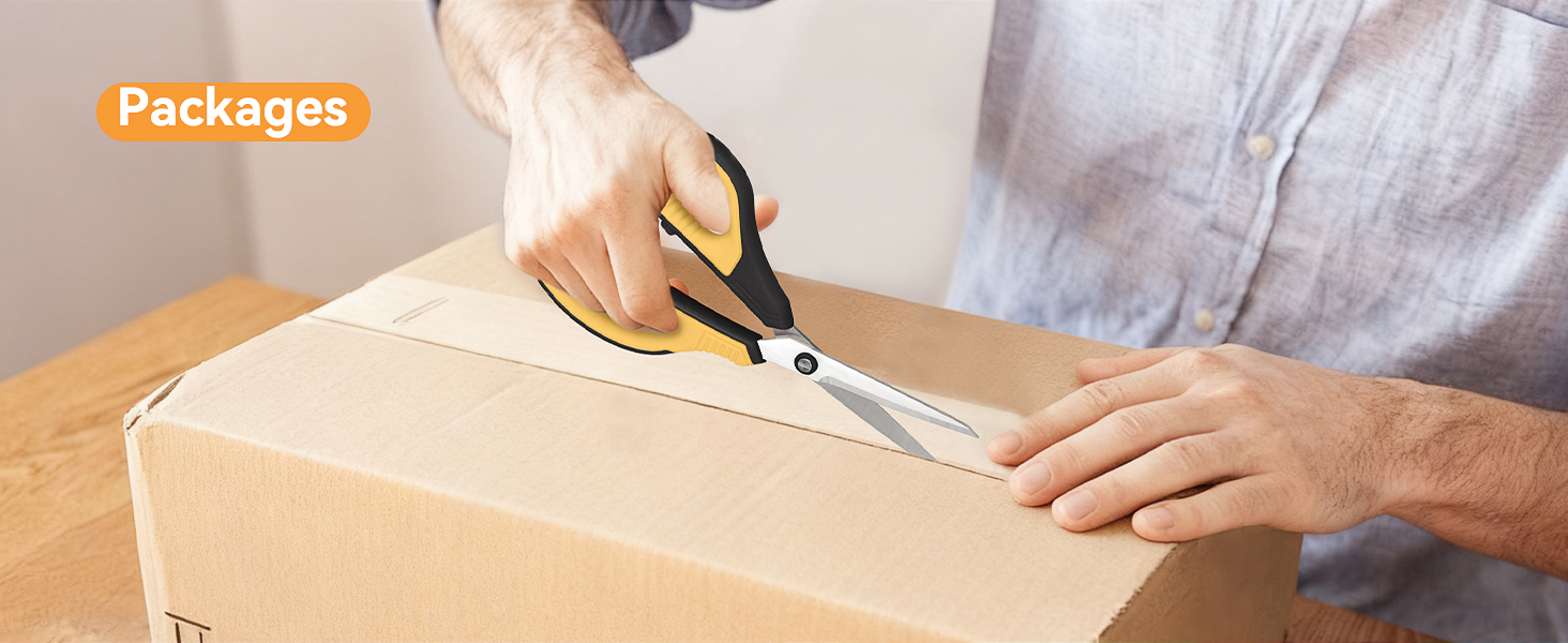 8.5" Scissors All Purpose 3 Pack
