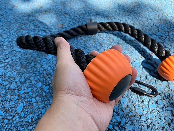 SELEWARE Triceps Rope with Non-Slip Soft Rubber Ends
