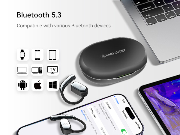 open ear headphones Bluetooth 5.3