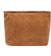 PAZIMIIK Makeup Bags for Purse Zipper Cosmetic Pouch Large Travel Canvas Make Up Organizer Tool P...