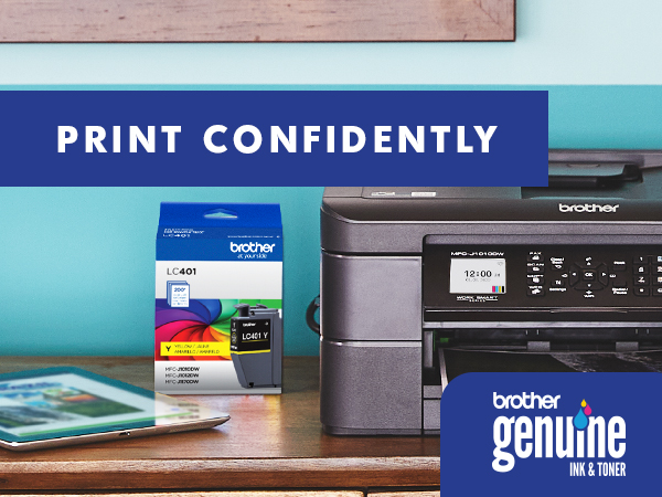 Print Confidently with Brother Genuine Ink & Toner
