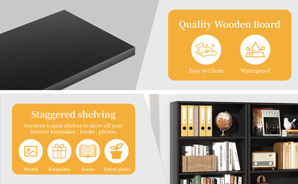 6 Shelf Display Storage Shelves