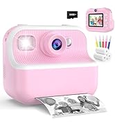 Instant Camera for Kids, Christmas Birthday Gifts for 4 5 6 7 8 9 10 Years Old Girls Kids Toys, 1...