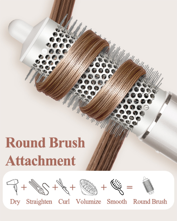 Round Brush Attachment for Shark FlexStyle