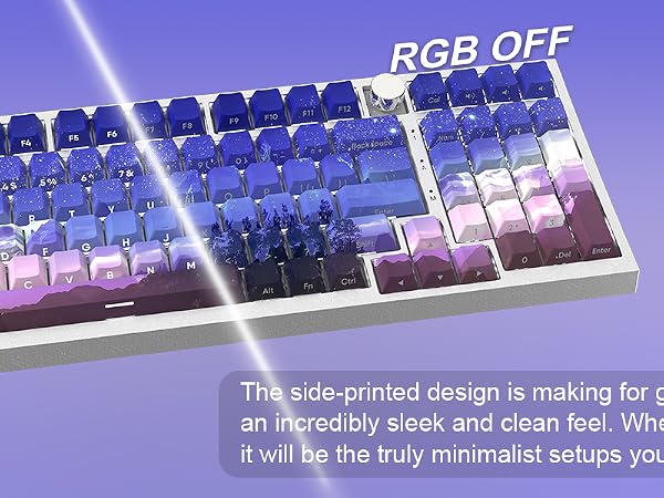 shine through keycaps