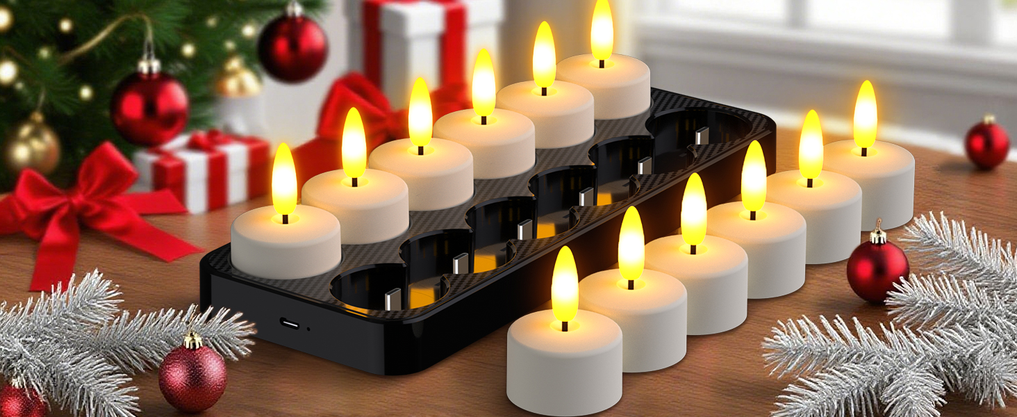 rechargeable tea lights