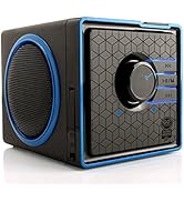 GOgroove SonaVERSE BX Wired Portable Speaker with USB Music Player - Cube Speaker with USB Flash ...