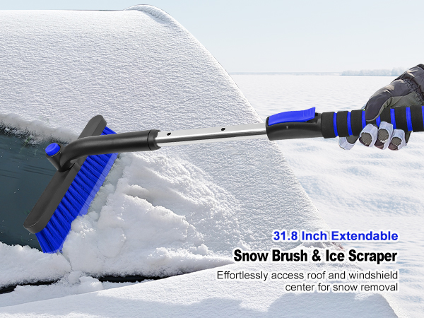 snow brush ice scraper