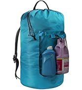 Laundry Bag with Shoulder Straps and Mesh Pocket Laundry Backpack Large Portable Laundry Hamper f...