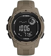 AVTREK Tactical Watch with Compass,50M Waterproof Pedometer, Digital Altimeter Watch for Outdoor ...