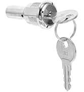 DOITOOL Gumball Machine Lock : 1 Set of Vending Machine Lock and Key Tubular Key Set Safe Replace...