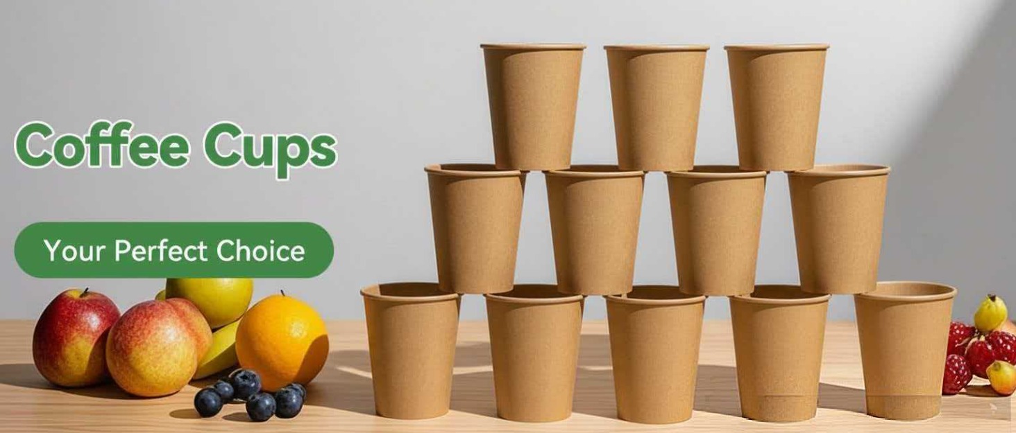 brown paper cups