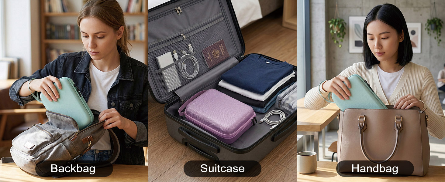 electronic organizer travel case hard shell