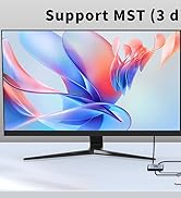 Shuomeng DisplayPort to Dual HDMI Adapter 4K@60Hz, DP to HDMI Splitter for Dual Monitors, MST Dis...