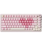 YUNZII B75 PRO Wireless Mechanical Keyboard,75% Layout with Knob,Hot Swap Gasket Custom Structure...