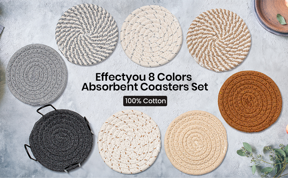 Coasters Set of 8