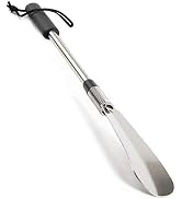 Premium Long Handled Shoe Lifter 16" to 31" Adjustable Expander Shoe Horn - Extends & Collapses S...