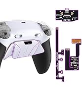 eXtremeRate RISE4 Plus MAX Back Paddles Kit with Clicky Trigger Stops & Rubberized Grip for PS5 C...